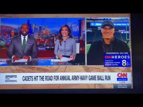 Army Navy Game Ball Run (CNN 2023)
