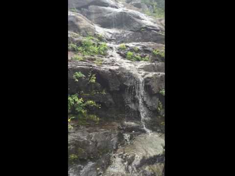 On our hike! Beautiful waterfall :)