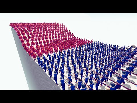 100X GUNS SOLDIERS VS 100X MELEE UNITS ARMY- TOTALLY ACCURATE BATTLE SIMULATOR