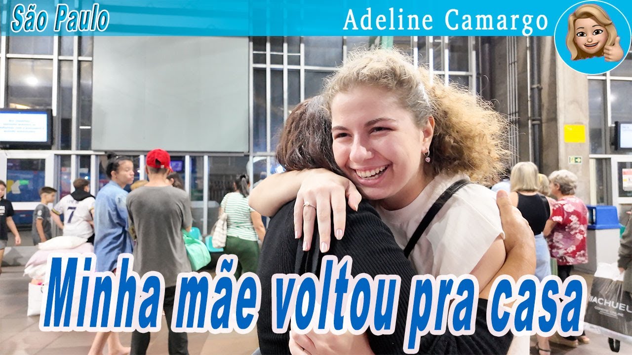 Minha mãe voltou para o Paraná fomos levar ela na rodoviária