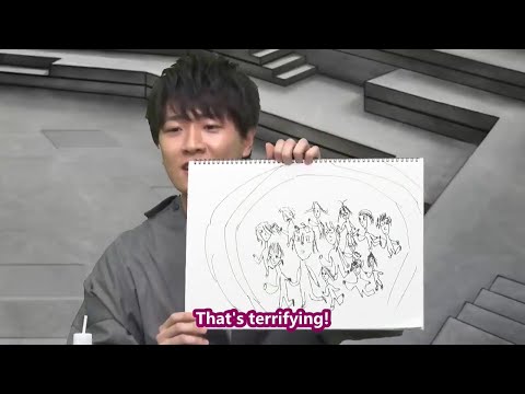 ENG | Hatanaka Tasuku's drawing causes a horror incident [VS AMBIVALENZ Stream]