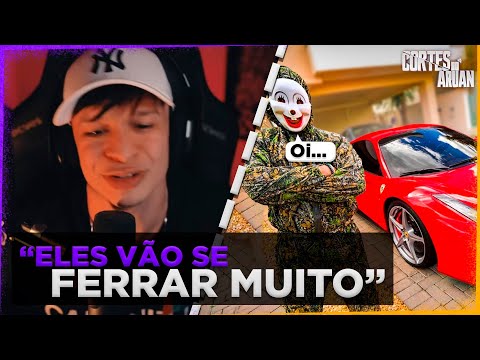 ARUAN REAGE A ARUAN REAGE A FUI ESCONDIDO E ROUBEI A FERRARI 458 DA GARAGEM DO RENATO! (THIAGO REIS)