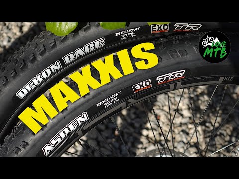 Maxxis Rekon Race and ASPEN 2.4 WT, XC Race tires Quick Check
