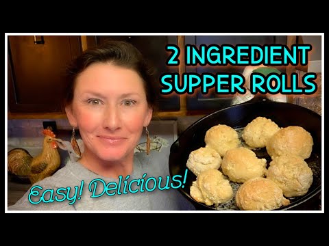 ๐ NO Eggs! NO Yeast! 2 Ingredient Quick Rolls~Delish! ๐ฅ