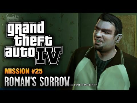 GTA 4 - Mission #25 - Roman's Sorrow (1080p)