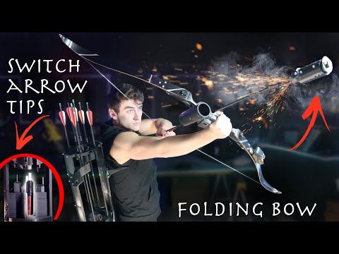 I Built Real Hawkeye Arrows, Bow, and Quiver! - Rocket Arrows, Grapple Arrows and More!!