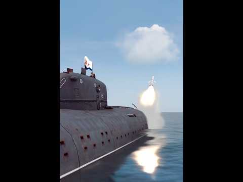 Sea Power - A submarine launches a Starbright missile and hits a landing ship  #seapower #gaming
