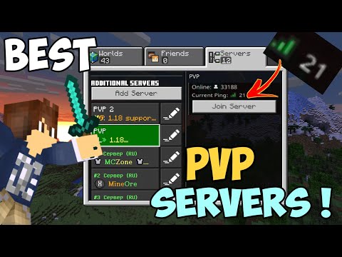 Best PvP Servers For Minecraft Pe  | PvP practice Servers For Minecraft | Minecraft Bedrock