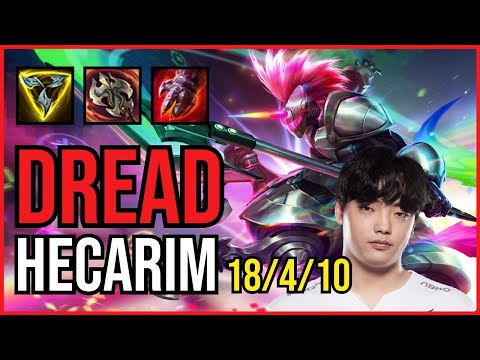 DREAD - HECARIM vs TALIYAH Jungle - KR Challenger - Patch 11.3