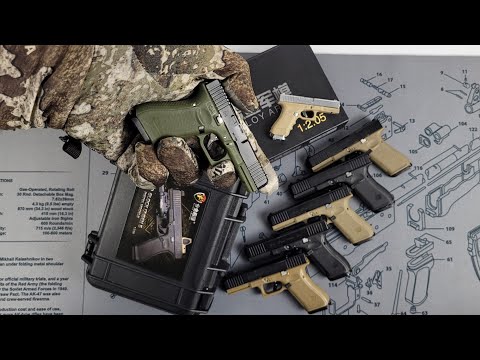 Unboxing  Glock 17 GEN 5(green) in 1:2 scale