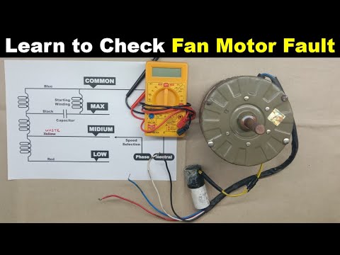 Learn to Check Fan Motor by Using Test Lamp and Multimeter @TheElectricalGuy
