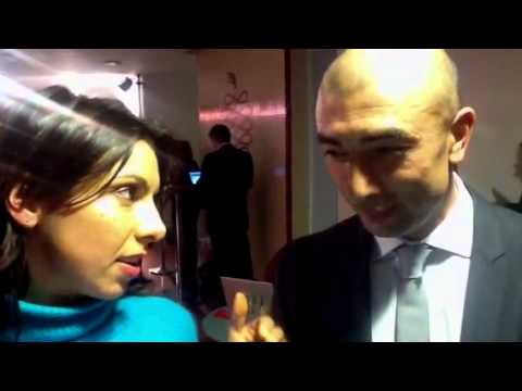 Laura Ciufo and Roberto Di Matteo - Uk-Italy Business Awards 2012 Milan