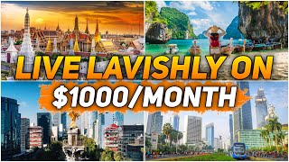 Top 10 CHEAPEST Countries To Live Lavishly On $1000/Month