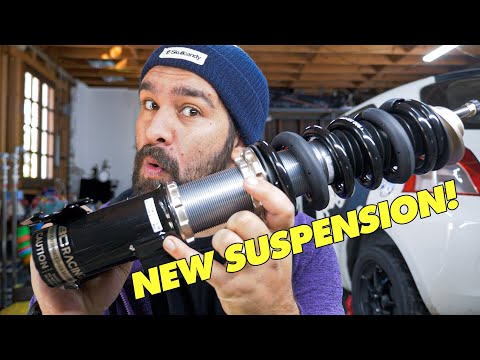 The Track Yaris Gets Serious Coilovers