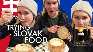 Trying Slovak Food | What I Ate in Bratislava, Slovakia