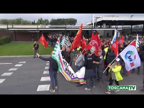 2019-12-17 PISTOIA - AMIANTO,EX OPERAI BREDA PROTESTANO AL MISE IL 20 12