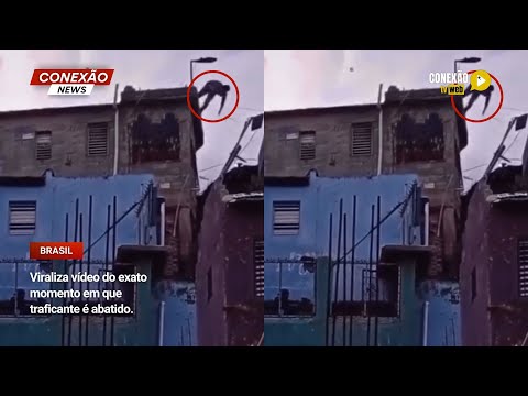 Vídeo: Viraliza vídeo do exato momento em que traficante é abatido.
