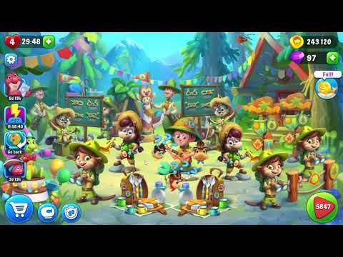 Fishdom 5847 Hard Level - 16 moves - NO BooSTERS