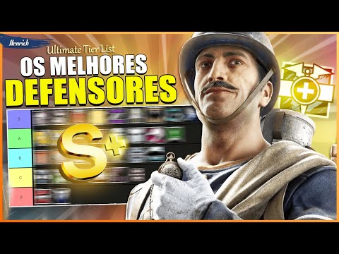 ULTIMATE TIER LIST - OS MELHORES DEFENSORES DO RAINBOW SIX SIEGE! (ATUALIZADO 2023+)