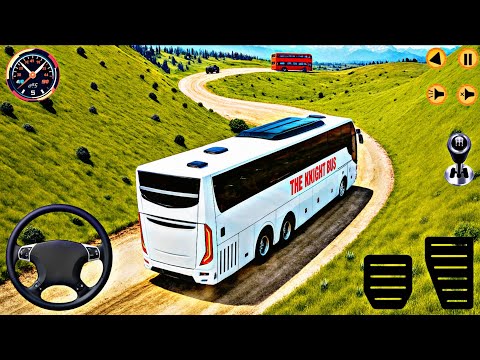 Bus Driving Simulator Mountain Hill Road 3d | Offroad Bus Driving Simulator Gameplay | #games 