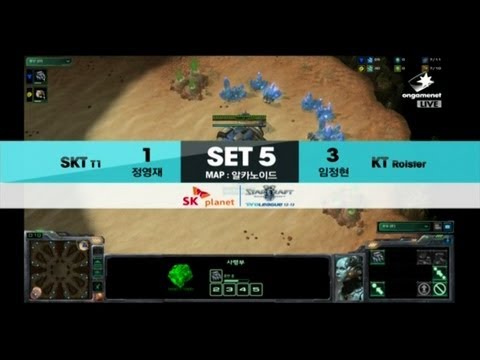 SPL [12.29] JYJ(SKT) vs Crazy(KT) 5SET / Arkanoid - Starcraft 2