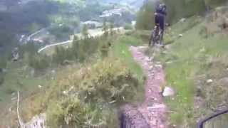 preview picture of video 'Gressoney Bike Trail - Sentiero 9 Alpe Sant'Anna - Trinité - MTB'