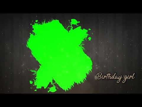 🎂🎂 Birthday invitation video 🎉🎉/green screen templates//kinemaster edition//smileAnand photography 😍