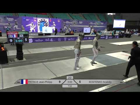 2025 1432 T32 04 M S Individual Tunis TUN GP BLUE KOSTENKO AIN vs PATRICE FRA