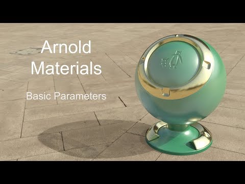 Understanding arnold materials in 3ds max