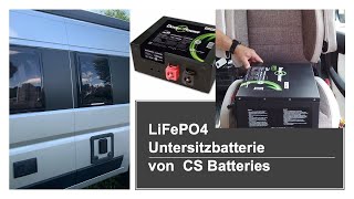 Einbau LiFePO4 180Ah von CS Batteries im Kastenwagen Wohnmobil