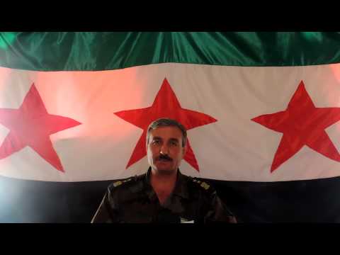 بيان صادر من العقيد رياض الأسعد القائد العام للجيش السوري الحر يؤكد فيه وحدة الصف بين جميع الطوائف في سوريا