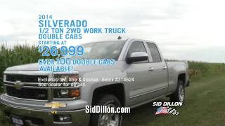 Save $1000 More on New Silverado Double Cabs at Sid Dillon!