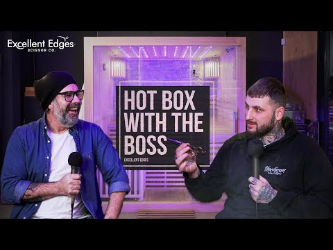 HOT BOX WITH THE BOSS with JAMIE the THE NOTORIOUS SCISSOR ELF // Excellent Edges