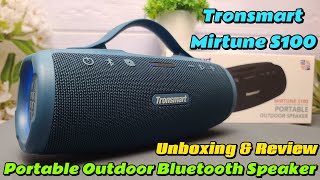 Tronsmart Mirtune S100 Portable Outdoor Bluetooth Speaker Unboxing and Review