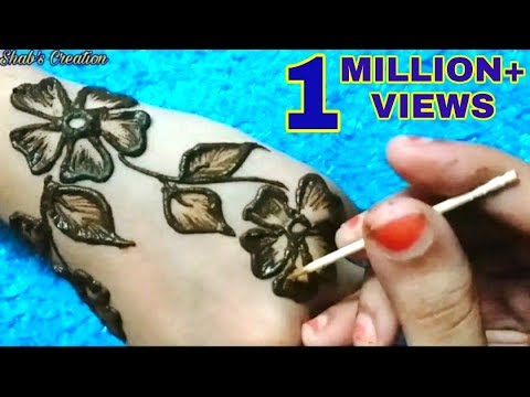 Most Easy Trick for Arabic Mehndi Shade || Toothpick Trick for Perfect Shade of Arabic Mehndi Design