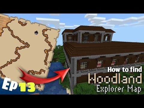 Minecraft: How to find Woodland Explorer map | in hindi | Minecraft Ep13