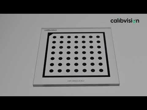HALCON Calibration Target Machine Vision Camera Calibration Board video preview