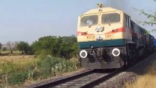 preview picture of video 'Big trains - Indian railway - Jath Rd Maharashtra HD - By Sonesh'