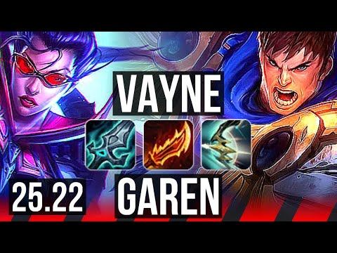 VAYNE vs GAREN (TOP) | EUW Master | 25.22