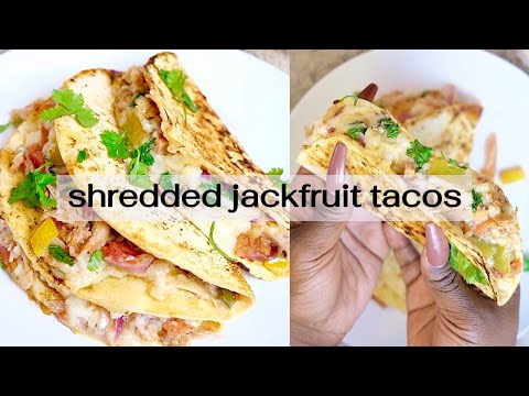 Vegan Shredded Chicken Tacos?! Loaded Jackfruit Tacos