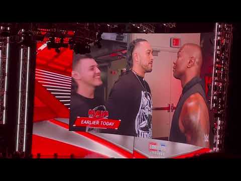 Judgement Day & Shelton Benjamin backstage segment WWE Raw in  Louisville, KY 11/14/22
