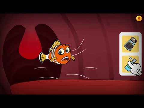Fishdom Ad (mini game) HD save the fish from the mouth of big fish | gameplay
