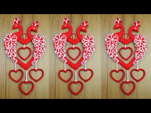 Woolen Craft Idea - Beautiful Woolen Wall/Door Hanging...