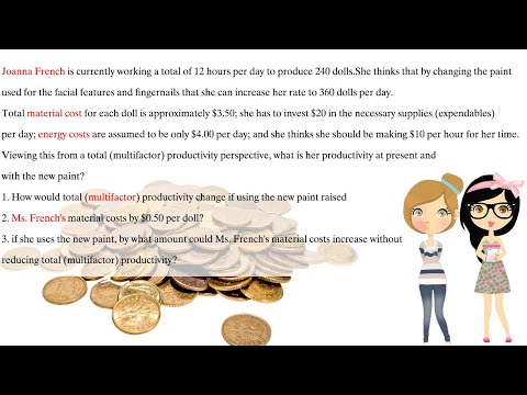 Joanna French is currently working a total of 12 hours per day to produce 240 dolls