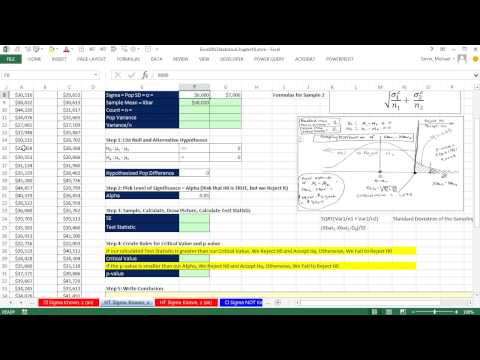 Excel Statistical Analysis 01 Data Statistics