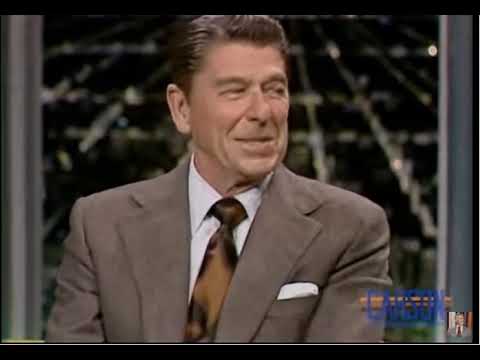 Ronald Reagan Government Is The Problem Johnny Carson Interview 1975