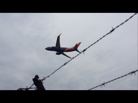Southwest Airlines 737-700 Takeoff Pensacola International Airport