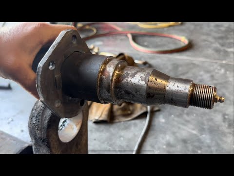 DIY how to replace DEXTER TORSION trailer axle spindle