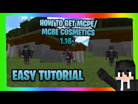 HOW TO GET MCPE/MCBE COSMETICS// 1.16// Easy Tutorial