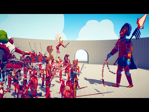 HOW MANY FACTIONS TO TAKE DOWN ARES - Totally Accurate Battle Simulator TABS